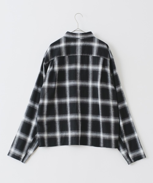 Y's ジャケット　ブラウス　シルク　チェック Y's GENDER-NEUTRAL AW24-25 | Yohji Yamamoto (ヨウジヤマモト