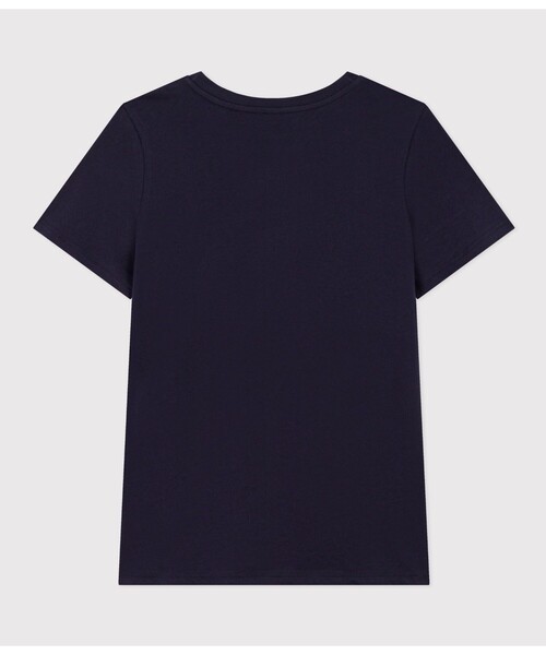PETIT BATEAU（プチバトー）の「ライトジャージー半袖Ｔシャツ（Tシャツ/カットソー・レディース・ベージュ/ネイビー/ホワイト/ブラック・MEDIUM/XX-SMALL/LARGE/X-SMALL/SMALL）」の12枚目の写真