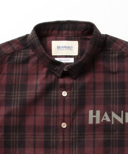 BEAMS BOY（ビームスボーイ）の「BEAMS BOY / タータンチェック プリント ドローコード ブルゾン（ブルゾン・レディース・ワイン/ネイビー・ONE SIZE）」の11枚目の写真