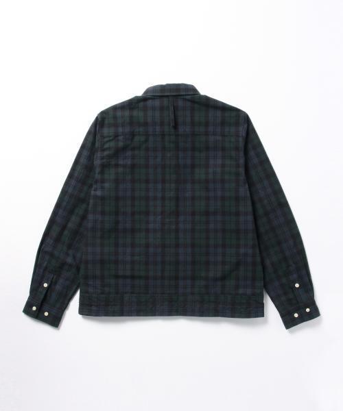 BEAMS BOY（ビームスボーイ）の「BEAMS BOY / タータンチェック プリント ドローコード ブルゾン（ブルゾン・レディース・ワイン/ネイビー・ONE SIZE）」の8枚目の写真