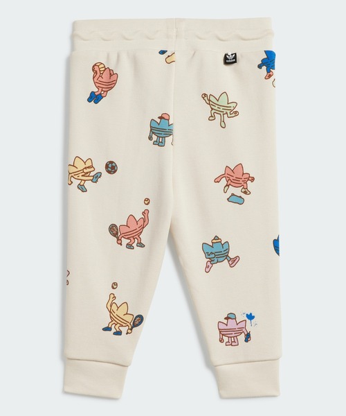 adidas（アディダス）の「グラフィック クルーネックスウェットシャツ セット キッズ / アディダスオリジナルス adidas Originals（スウェット・キッズ・ホワイト・90/80/100/70/60）」の5枚目の写真