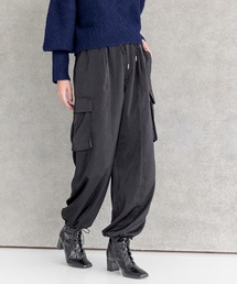 mysty woman | ヴィンテージサテンドロストカーゴパンツ 983095(カーゴパンツ)