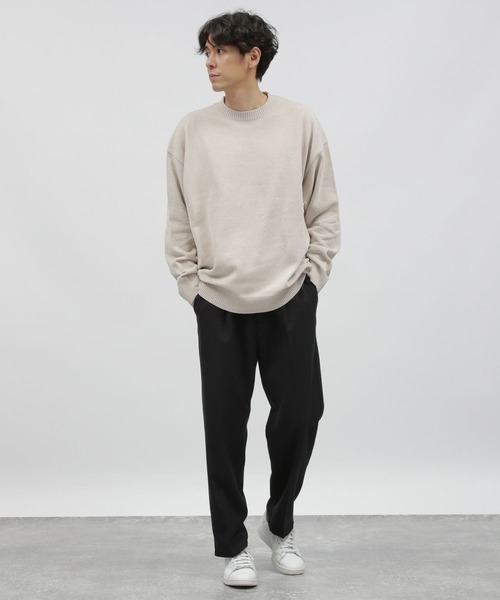 LAKOLE（ラコレ）の「マットモールテンジクプルオーバー / 199910（ニット/セーター・メンズ・グレー/ライトグリーン/オレンジ/アイボリー/ネイビー・LARGE/MEDIUM/X-LARGE）」の7枚目の写真