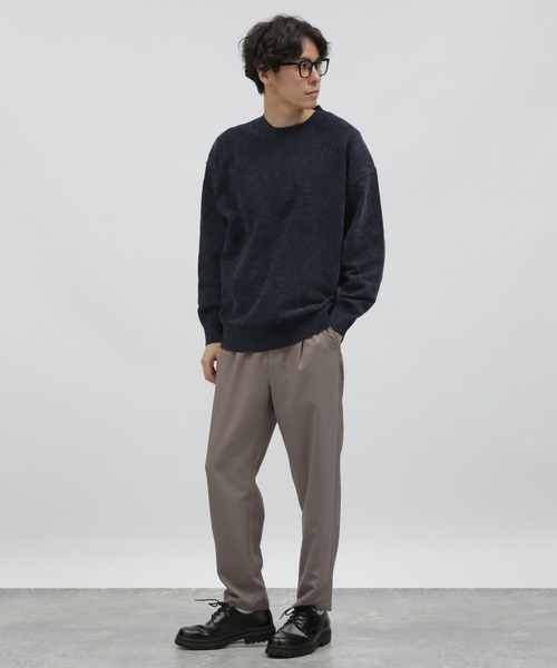 LAKOLE（ラコレ）の「マットモールテンジクプルオーバー / 199910（ニット/セーター・メンズ・グレー/ライトグリーン/オレンジ/アイボリー/ネイビー・LARGE/MEDIUM/X-LARGE）」の9枚目の写真