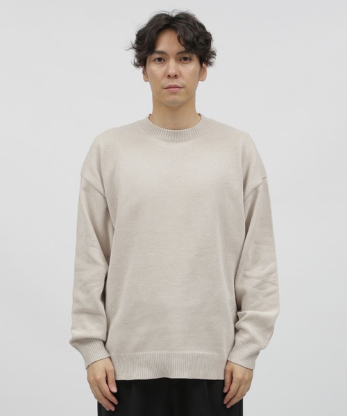 LAKOLE（ラコレ）の「マットモールテンジクプルオーバー / 199910（ニット/セーター・メンズ・グレー/ライトグリーン/オレンジ/アイボリー/ネイビー・LARGE/MEDIUM/X-LARGE）」の11枚目の写真