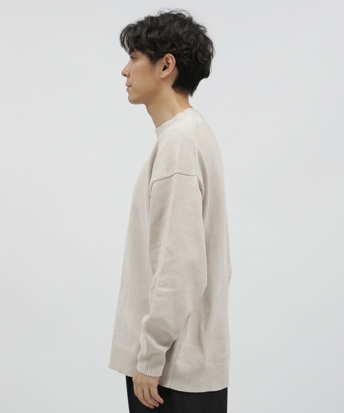 LAKOLE（ラコレ）の「マットモールテンジクプルオーバー / 199910（ニット/セーター・メンズ・グレー/ライトグリーン/オレンジ/アイボリー/ネイビー・LARGE/MEDIUM/X-LARGE）」の12枚目の写真