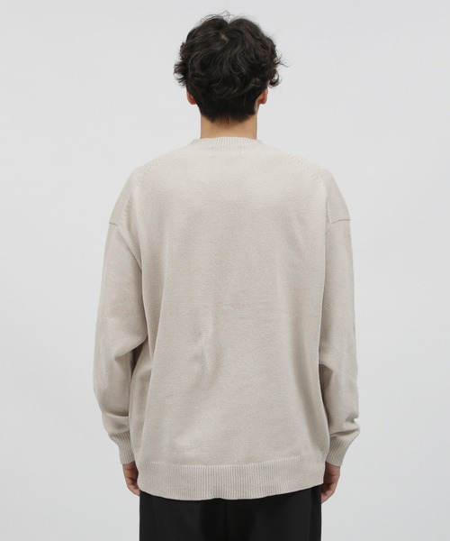 LAKOLE（ラコレ）の「マットモールテンジクプルオーバー / 199910（ニット/セーター・メンズ・グレー/ライトグリーン/オレンジ/アイボリー/ネイビー・LARGE/MEDIUM/X-LARGE）」の13枚目の写真