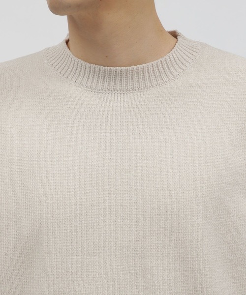 LAKOLE（ラコレ）の「マットモールテンジクプルオーバー / 199910（ニット/セーター・メンズ・グレー/ライトグリーン/オレンジ/アイボリー/ネイビー・LARGE/MEDIUM/X-LARGE）」の14枚目の写真