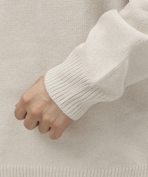 LAKOLE（ラコレ）の「マットモールテンジクプルオーバー / 199910（ニット/セーター・メンズ・グレー/ライトグリーン/オレンジ/アイボリー/ネイビー・LARGE/MEDIUM/X-LARGE）」の16枚目の写真