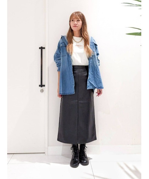 BACK NUMBER(バックナンバー)の「【BACK NUMBER】フラップポケットデニムシャツ(シャツ/ブラウス・レディース・ダークインディゴブルー・M)」の13枚目の写真