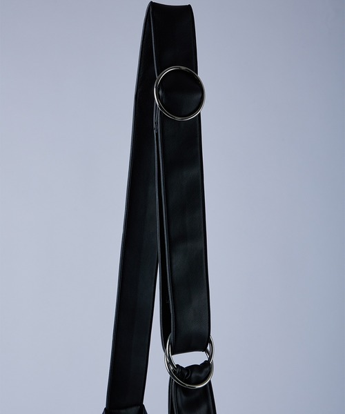 Double Ring Shoulder Bag/Tote Bag ダブルリング合皮ショルダー