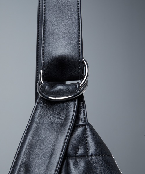Double Ring Shoulder Bag/Tote Bag ダブルリング合皮ショルダー