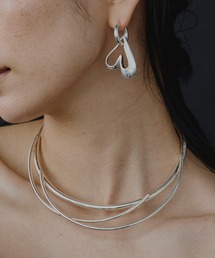 loni | 【金属アレルギー対応】Creek Trio Line Choker/トリオラインチョーカー(チョーカー)