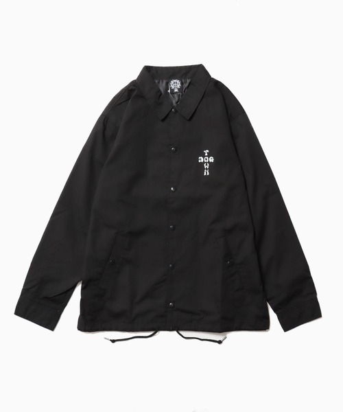 DOGTOWN(ドッグタウン)の「DOGTOWN/ドッグタウン STONE FISH T/C COACH JACKET コーチジャケット(ブルゾン・メンズ・ブラック・L)」の14枚目の写真