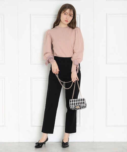 couture brooch(クチュールブローチ)の「◆ミニチェーンバッグ(ショルダーバッグ・レディース・オフホワイト/ブラック系1・00)」の12枚目の写真