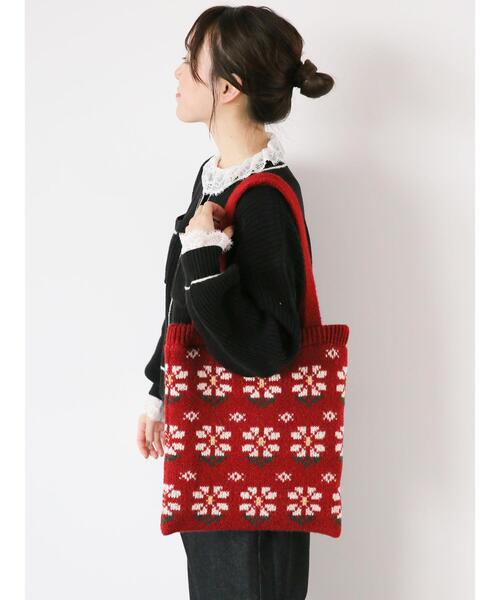 ehka sopo（エヘカソポ）の「配色ラインカーディガン（カーディガン/ボレロ・レディース・ブラック/サックスブルー/ライトベージュ・F）」の16枚目の写真