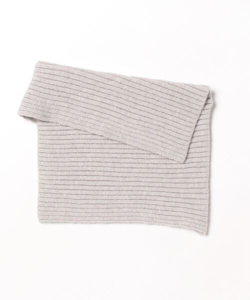 SUPER HAKKA（スーパーハッカ）の「フラワーバンドル刺繍ネックカバースヌード（ストール/ショール・レディース・ライトグレー/グリーン/ブラウン・FREE）」の4枚目の写真