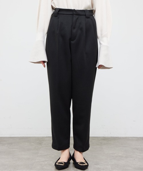 Chez toi（シェトワ）の「起毛ストレッチタックテーパードパンツ（その他パンツ・レディース・カーキ/ブラック/ベージュ/アイボリー・SMALL/MEDIUM）」の7枚目の写真