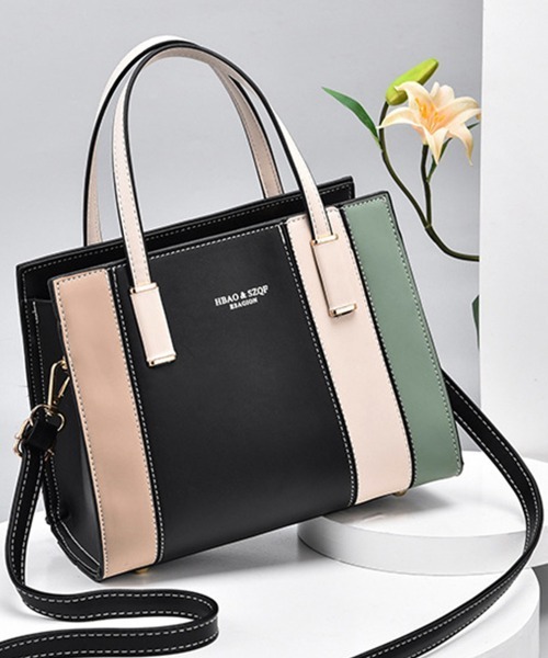 Miniministore(ミニミニストア)の「おしゃれ ハンドバッグ PUレザーかばん(ショルダーバッグ・レディース・ワインレッド/ブラウン/ベージュ/グリーン/アイボリー/ブラック・フリー)」の3枚目の写真