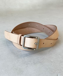 本革スクエアバックルベルト