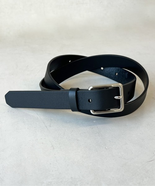 CPCM（シーピーシーエム）の「本革スクエアバックルベルト（ベルト・メンズ・ブラック/ベージュ・F）」の9枚目の写真