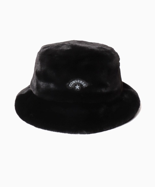 CONVERSE（コンバース）の「CONVERSE/コンバース FUR BUCKET HAT バケットハット（ハット・メンズ・ピンク/グレー/ブラック/ライトパープル/レオパード/アイボリー・57cm）」の14枚目の写真