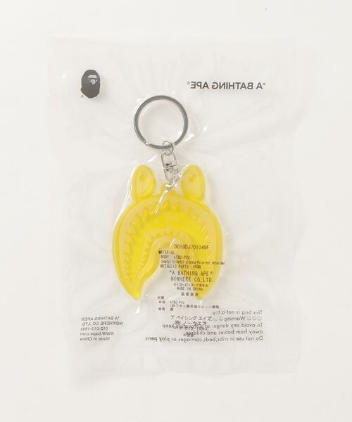 A BATHING APE(アベイシングエイプ)の「SHARK REFLECTIVE KEYCHAIN M(キーホルダー・メンズ・ピンク/ホワイト/ブラック/オレンジ/イエロー/グリーン・FREE)」の13枚目の写真