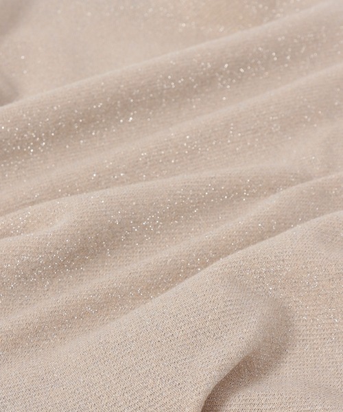 mysty woman（ミスティウーマン）の「ラメ裏毛2WAYプルオーバー　997005（Tシャツ/カットソー・レディース・ライトピンク/アイボリー/ライトグレー・FREE）」の19枚目の写真