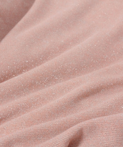 mysty woman（ミスティウーマン）の「ラメ裏毛2WAYプルオーバー　997005（Tシャツ/カットソー・レディース・ライトピンク/アイボリー/ライトグレー・FREE）」の21枚目の写真