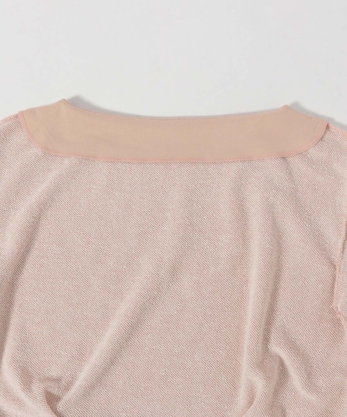 mysty woman（ミスティウーマン）の「ラメ裏毛2WAYプルオーバー　997005（Tシャツ/カットソー・レディース・ライトピンク/アイボリー/ライトグレー・FREE）」の17枚目の写真