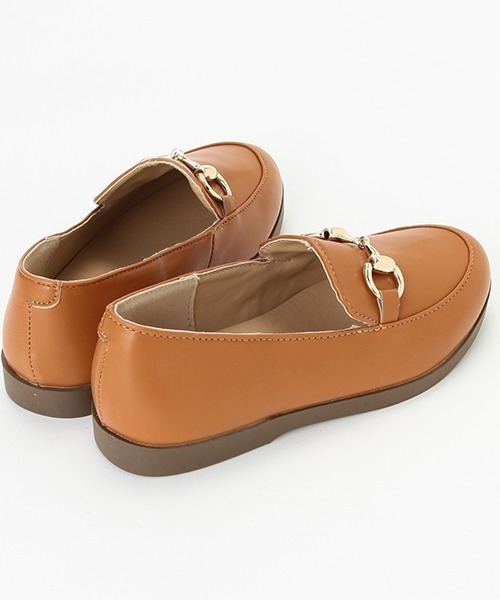 petit main（プティマイン）の「ビットローファー（ローファー・キッズ・ライトブラウン・18cm/17cm）」の3枚目の写真