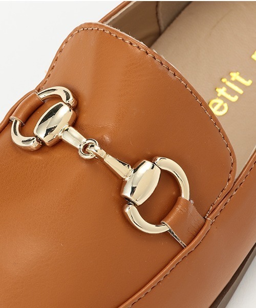 petit main（プティマイン）の「ビットローファー（ローファー・キッズ・ライトブラウン・18cm/17cm）」の4枚目の写真