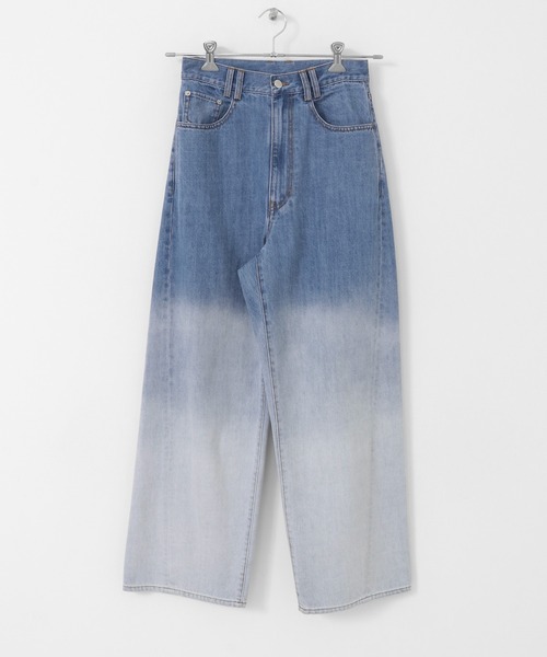 KBF（ケイビーエフ）の「オーバーサイドラインデニム（デニムパンツ・レディース・ブラック系その他/ブルー/ブルー系その他・34/36/38）」の7枚目の写真