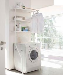 tower（タワー）の「tower(タワー) 立て掛けランドリーシェルフ（ランドリーグッズ）」