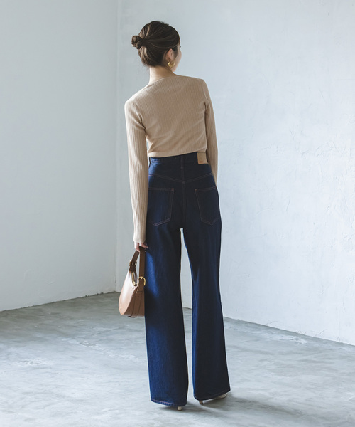 Noble（ノーブル）の「ラフヤーンフロントボタンカーデプルオーバー（カーディガン/ボレロ・レディース・ブラック/ベージュ/ホワイト・FREE）」の12枚目の写真