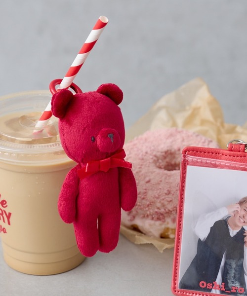 BIRTHDAY BAR（バースデイバー）の「oshi_ro クマチャーム 推し活（キーケース/キーアクセサリー・レディース・グリーン/オレンジ/パープル/ブラック/ピンク/イエロー/レッド/ブルー・0）」の17枚目の写真