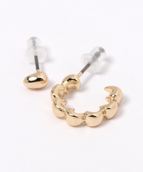 studio CLIP（スタディオクリップ）の「【daily CLIP】2SET雫フープピアス（ピアス（両耳用）・レディース・その他2/その他1・FREE）」の3枚目の写真