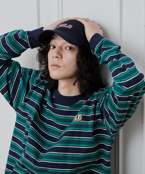 POLO BCS（ポロ ビーシーエス）の「POLO BCS(ポロ・ビーシーエス)別注オーセンティックキャップ（キャップ・メンズ・ダークグリーン/ベージュ/ネイビー/コバルトブルー・FREE）」の3枚目の写真