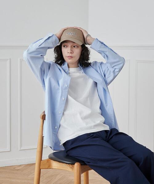 POLO BCS（ポロ ビーシーエス）の「POLO BCS(ポロ・ビーシーエス)別注オーセンティックキャップ（キャップ・メンズ・ダークグリーン/ベージュ/ネイビー/コバルトブルー・FREE）」の8枚目の写真