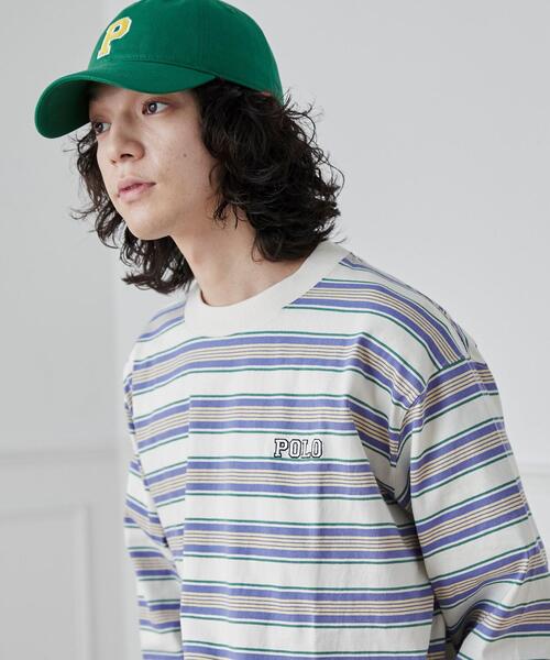 POLO BCS（ポロ ビーシーエス）の「POLO BCS(ポロ・ビーシーエス)別注オーセンティックキャップ（キャップ・メンズ・ダークグリーン/ベージュ/ネイビー/コバルトブルー・FREE）」の10枚目の写真