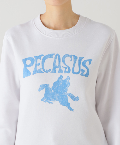 EDIT. FOR LULU(エディットフォールル)の「【WORN FREE×EDIT.FOR LULU】別注 pegasusスウェット(スウェット・レディース・ホワイト・FREE)」の6枚目の写真