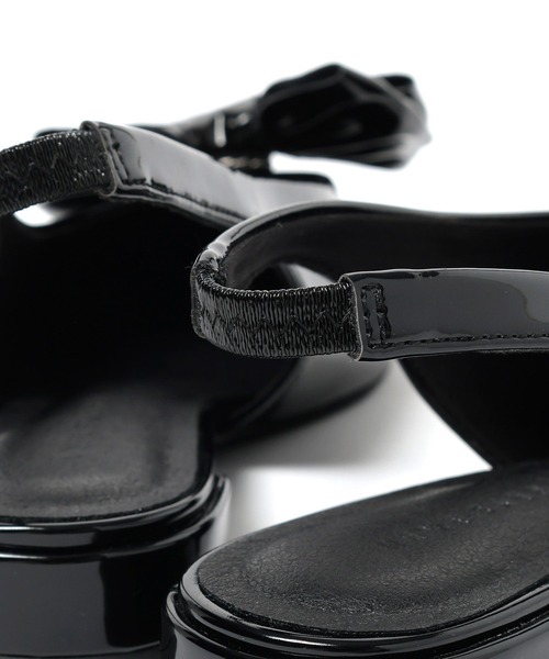 LOWRYS FARM（ローリーズファーム）の「リボンツキ２ＷＡＹミュール　100500（パンプス・レディース・ブラック/シルバー/ブラック系その他/ブラック系その他2/ピンク・MEDIUM/LARGE）」の10枚目の写真