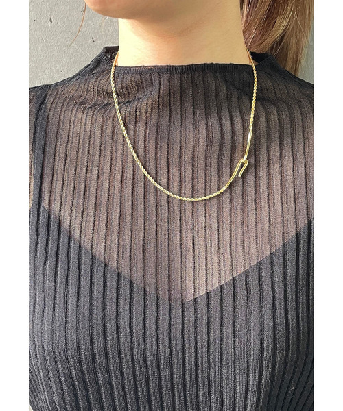 【セール】＜SYMPATHY OF SOUL (シンパシー オブ ソウル)＞TWIST CHAIN ネックレス（その他ヘアアクセサリー）｜Sympathy of Soul（シンパシーオブソウル）