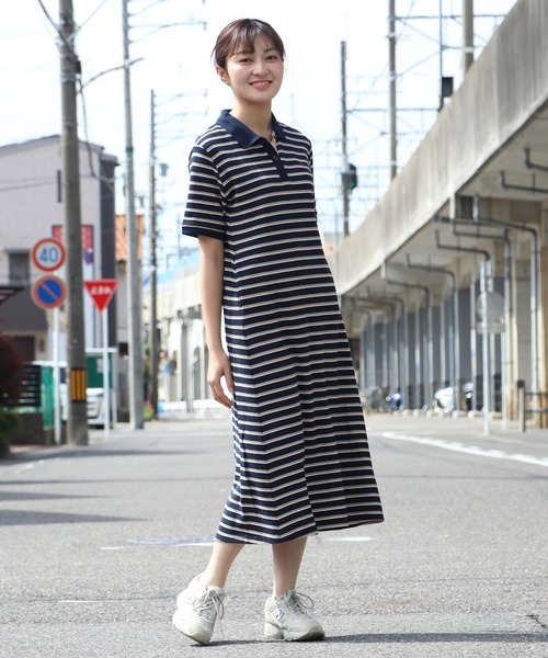 セール】【接触冷感】冷感リンクスカノコポロワンピ（ワンピース