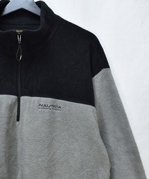 【ヴィンテージ古着】NAUTICA / ノーティカ COMPETITION リフレクター付き 1/3ジップ フリース プルオーバー USA製