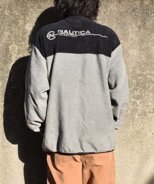 NAUTICA(ノーティカ)の「【ヴィンテージ古着】NAUTICA / ノーティカ COMPETITION リフレクター付き 1/3ジップ フリース プルオーバー USA製(その他トップス・メンズ・グレー・LARGE)」の9枚目の写真