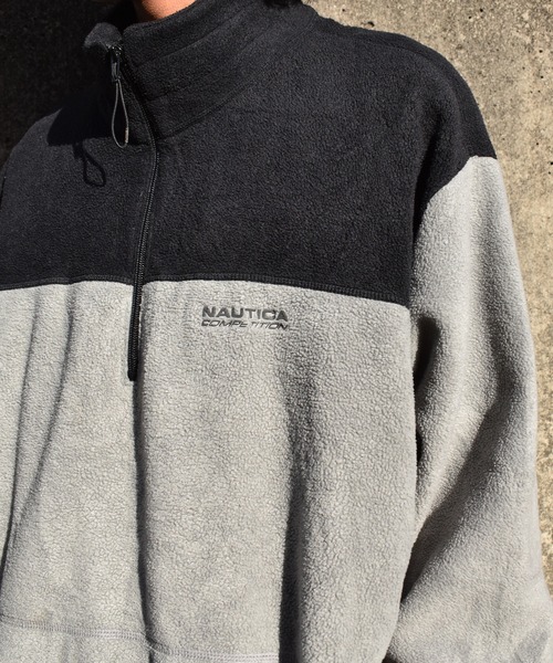 NAUTICA(ノーティカ)の「【ヴィンテージ古着】NAUTICA / ノーティカ COMPETITION リフレクター付き 1/3ジップ フリース プルオーバー USA製(その他トップス・メンズ・グレー・LARGE)」の10枚目の写真