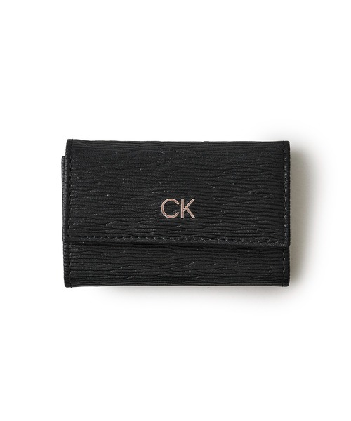Calvin Klein（カルバン・クライン）の「【Calvin Klein/カルバンクライン】Key Case / ワンポイント レザーキーケース（キーケース/キーアクセサリー・メンズ・ブラック系1/ブラック系2・FREE）」の5枚目の写真