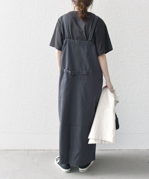 Dickies(ディッキーズ)の「Dickies:〈洗濯機可能〉コットン ツイル ジップ ジャンパー スカート(ジャンパースカート・レディース・ナチュラル/カーキ/ブラック・ONE SIZE)」の20枚目の写真