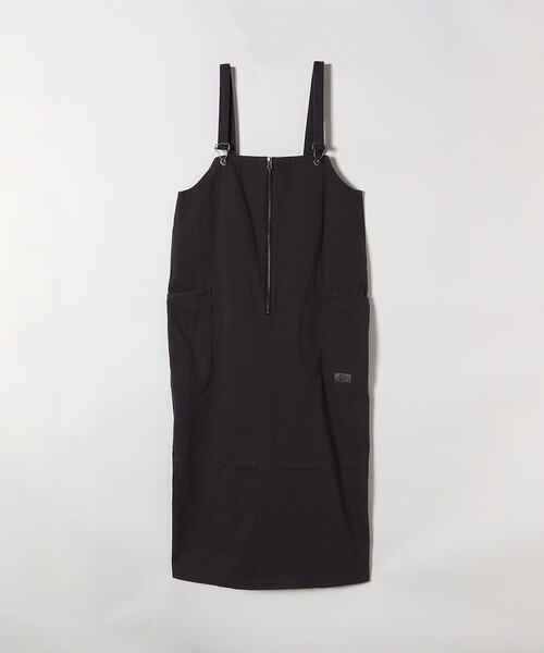 Dickies(ディッキーズ)の「Dickies:〈洗濯機可能〉コットン ツイル ジップ ジャンパー スカート(ジャンパースカート・レディース・ナチュラル/カーキ/ブラック・ONE SIZE)」の10枚目の写真